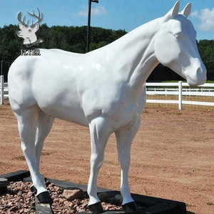 Escultura de Caballo de Fibra de Vidrio de Tamaño Real para Decoración de Parques al Aire Libre en Venta - Product Image 6