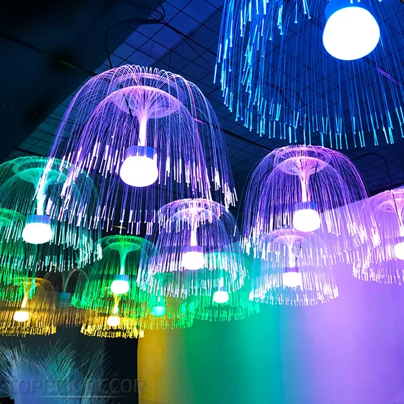 Kommerziellen hängen dekor LED künstliche riesen quallen dekorationen