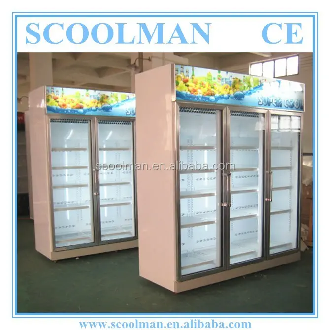 Grocery Upright 3 Door Commercial Refrigerator
