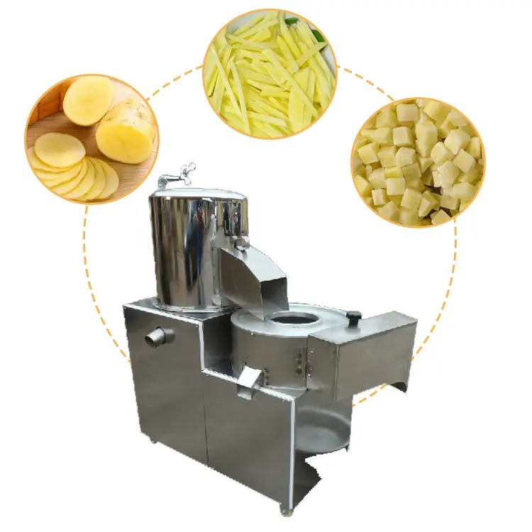 Máquina de corte de frutas e vegetais automática