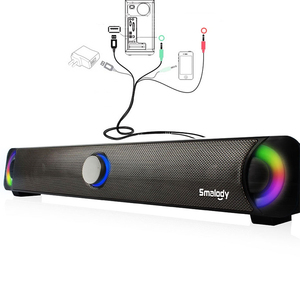 PC Computer Tablet Laptop <strong>LED</strong> Home Soundbar Subwoofer Multimedia Stereo Speaker with Headphone Mic Jack for CE FCC ROHS - Product Image 3