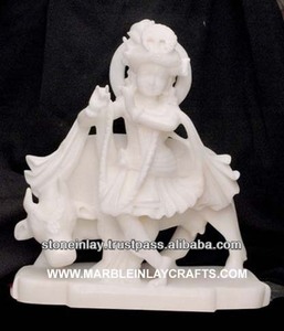 Estatua de Shri Krishna en Mármol - Product Image 1