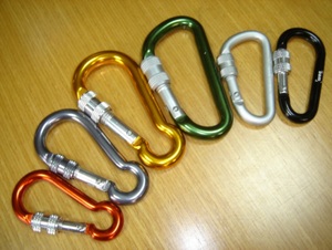 Mosquetón de Aluminio en Forma de D L-248, Mini Clip para Llavero, para Mochila, Llaves y Accesorios de Uso Diario - Product Image 6