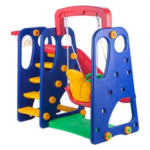 <strong>Outdoor</strong> <strong>Swing</strong> and Slide Combination Set for Kids &amp; Family Fun - Product Image 4