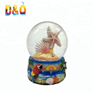 Globo di Neve <span class=keywords><strong>Souvenir</strong></span> con Palma da Spiaggia in Resina - Product Image 2