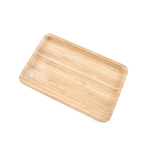<span class=keywords><strong>Plateau</strong></span> de service roulant en <span class=keywords><strong>bambou</strong></span> en <span class=keywords><strong>bois</strong></span> de hêtre pour restauration rapide simple de couleur naturelle - Product Image 3