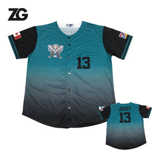 Maillot de Baseball pour hommes à séchage rapide et Sublimation, nouveau modèle professionnel d'équipe de Baseball respirante et personnalisée, - Product Image 1
