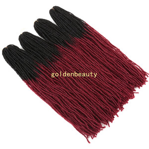 <strong>Synthetic</strong> High Temperature Fiber Faux Locs Crochet Hair Extension Jumbo Braid and Goddess Locs Durable <strong>Synthetic</strong> <strong>Dreadlocks</strong> - Product Image 2