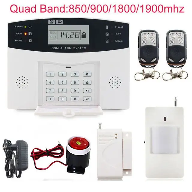 Top Saful Keyfob 2G 3G 4G Wireless SIM Card GSM-500 PSTN GSM intelligent alarm system