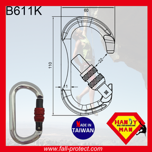 Super O Shape Aluminum Material Climbing Carabiner - Product Image 3