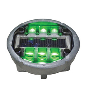 Marcador de Pavimento Solar LED Tipo Ojo de Gato MS-110, Impermeable IP68, Aleación de Aluminio, Advertencia de Tráfico, Tipo Entierro Recargable - Product Image 4