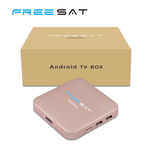 De Metal negro Receptor de Satélite Freesat S905X Gráfico 3D Android 6.0 Smart TV Box 2 GB/16 GB Gratuito <span class=keywords><strong>A</strong></span> Internet buscando - Product Image 4
