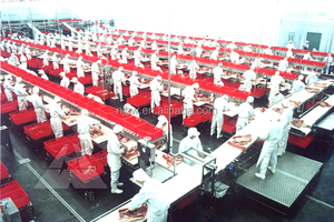 Table de travail en acier inoxydable etabli pour sortir Poulet Organes abattoir - Product Image 5