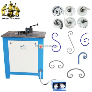 DH-DW10M Nhỏ Gọn Góc Sắt Scroll Máy Uốn Trang Trí Các Công Trình Thép Máy Uốn