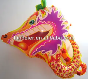 Sortie d'usine Dragon Chinois de forme de bande dessinée ballon type