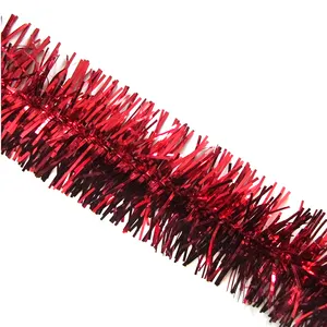 Wholesale or Retail 5cm*2.74m*3ply Tinsel Garland for Christmas Tree