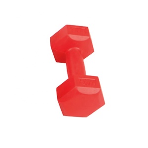 Haltères <span class=keywords><strong>en</strong></span> ciment remplies d'haltères de levage de main de gymnastique hexagonale <span class=keywords><strong>en</strong></span> <span class=keywords><strong>plastique</strong></span> pour l'accessoire d'équipement de forme physique de gymnase - Product Image 5