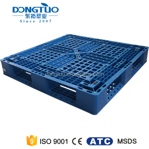 Epal paletas de plástico descartáveis para euro, paletes plásticos à prova de umidade com 6 corredores 1200*800*150mm - Product Image 3