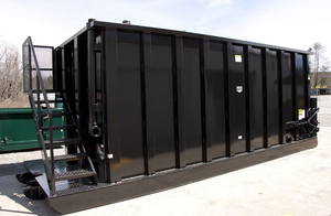 500BBL Mỏ Dầu Lưu Trữ Di Động Frac Tank Bùn Xe Tăng với tralier - Product Image 2