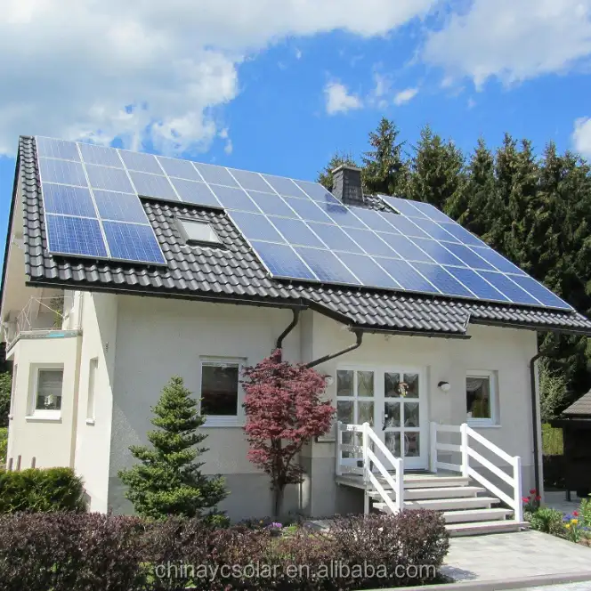 Хорошие продажи на сетке, небольшой системы солнечной энергии системы 5kw домашнего использования 5kw фотоэлектрической системы Солнечная энергетическая система