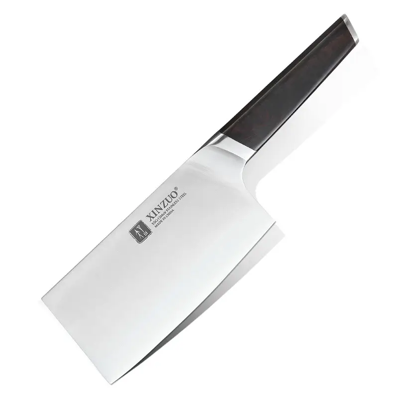 Cuchillo de cocina de acero al carbono, utensilio alemán de corte de acero de 6,5 pulgadas, 56-58HRC X5cr15mov, regalo de promoción