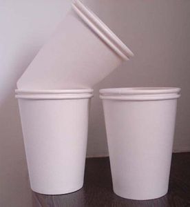 Blanco puro de 8 oz para bebidas frías y calientes, tazas de café de papel desechables para cafés, bistros, fiestas y eventos de uso diario - Product Image 4