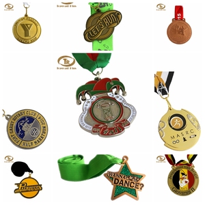 Personalizzato promozionale argento smaltato atleta sport medaglia - Product Image 4