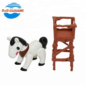 Bosque partido Casa de caballo de juguete de plástico para niños - Product Image 1