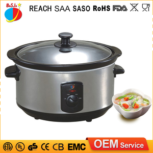 Chinois en acier inoxydable multifonction 6.0L numérique électrique mijoteuse avec argile mijoteuse et trempé couvercle en verre - Product Image 3