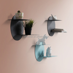 Estante de pared redondo de metal, decorativo, antiguo, proveedor de China, para almacenamiento para decoración del hogar - Product Image 3