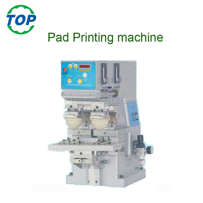 Desktop wirtschafts 2 farben mini pad drucker/tampo pad druck maschine