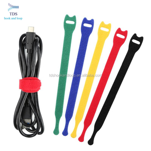 Organizador de Cables Reutilizable de Plástico y Nailon con Gancho y Bucle Personalizado TDS, con Opciones de Color y Tamaño Personalizados para Automóviles y Campamentos - Product Image 4