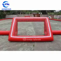 Gola inflável para jogo de água, meta de campo de futebol e água