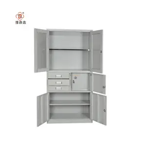Multi-part Convinnent Office Furniture <strong>Metal</strong> Glass Door <strong>File</strong> Cabinet with Safety Inner <strong>Box</strong> - Product Image 1