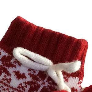 Women's Nordic Winter Jacquard Crew Slipper <strong>Socks</strong>-Eco-Friendly Anti-Bacterial Anti-Slip Thermal Knit Cuff Pom Poms for Daily Use - Product Image 2