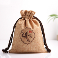 Vente en gros Sac à cordon recyclable en jute pour Cadeaux