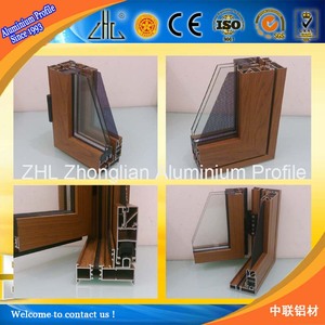 Chinois nouveau produit <span class=keywords><strong>bois</strong></span> couleur aluminium profil rail pour porte coulissante / <span class=keywords><strong>garde</strong></span> - corps <span class=keywords><strong>en</strong></span> aluminium - Product Image 5