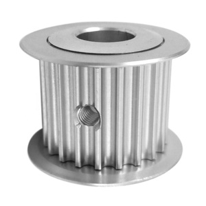 Alluminio 5 M 20 Denti 15 millimetri Alesaggio 20 millimetri Cinghia Cinghia di Distribuzione Puleggia Folle Flangia Ruota Sincrono per 3D stampante CNC