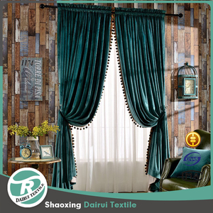 DaiRui <span class=keywords><strong>velluto</strong></span> oscurante foderato <span class=keywords><strong>tende</strong></span> tascabili tascabili <span class=keywords><strong>verde</strong></span> antico - Product Image 4
