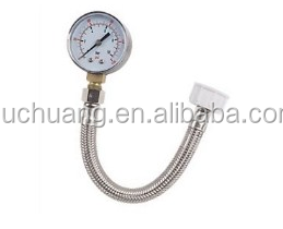 Гибкий металлический газовый шланг из нержавеющей стали 304/316 с латунным фитингом, 1/4 дюйма - Product Image 2