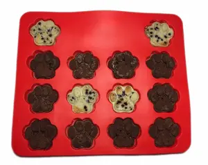 Moules à friandises <span class=keywords><strong>pour</strong></span> chiens en silicone en forme de patte et d'os <span class=keywords><strong>pour</strong></span> enfants, animaux de compagnie, amoureux des chiens, <span class=keywords><strong>emporte</strong></span>-pièce - Product Image 6