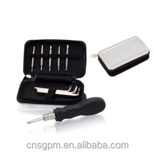 10 piece tin box tool set for promotion