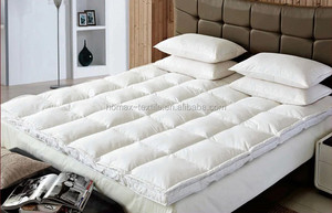 <span class=keywords><strong>2025</strong></span> tùy chỉnh thiết kế lông giường bán buôn ngỗng vịt lông 2 lớp nệm Topper - Product Image 5