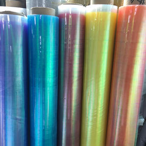 Offre Spéciale Film EVA à petite grille holographique transparent soluble dans l'eau et doux pour la fabrication de sacs à cosmétiques Cadres <span class=keywords><strong>photo</strong></span> Bougies - Product Image 4