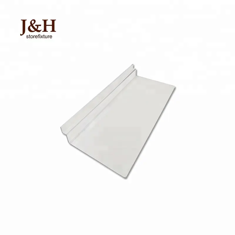 J & H Storefixture Slatwall 24.8*10.5センチメートルFlat Clear Acrylic Plastic Shoe Display Shelf Product Display Holder