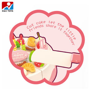 <span class=keywords><strong>Giocattolo</strong></span> per Bambini <span class=keywords><strong>Torta</strong></span> di Compleanno in Plastica con Accessori per Tagliare, Certificato EN71 HC417711 - Product Image 2