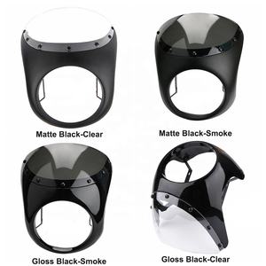 <span class=keywords><strong>Carenado</strong></span> de Faro de plástico ABS para motocicleta, accesorio Vintage de alta calidad para Harley personalizado Bobber CHopper - Product Image 4