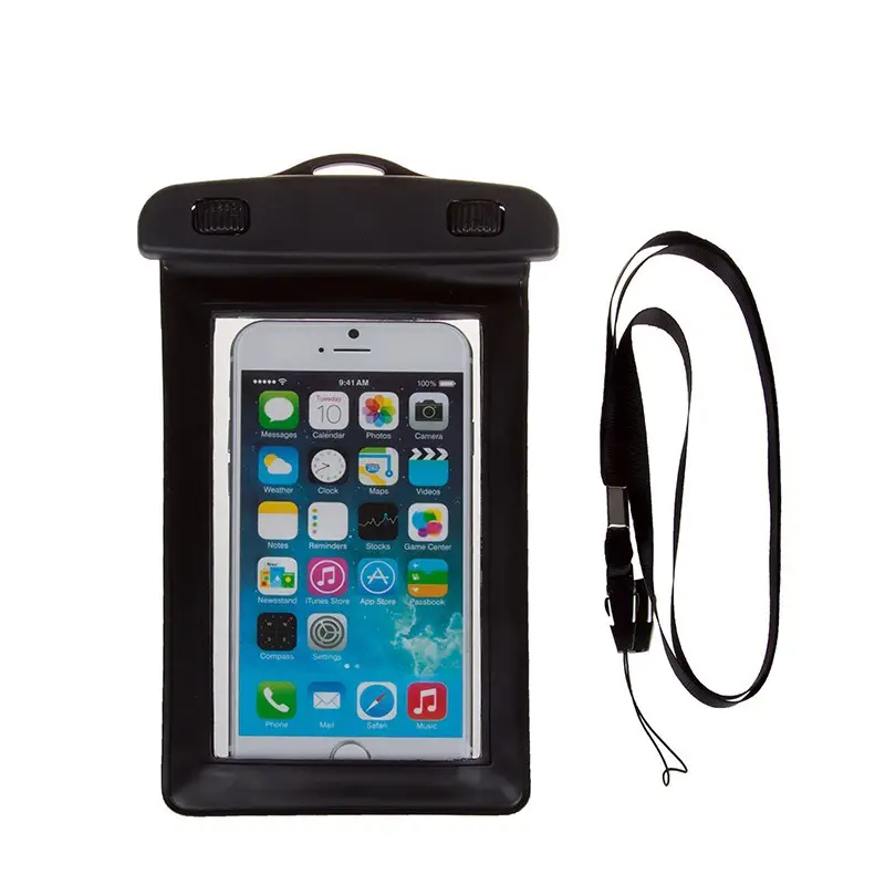 Hot Universal Water Proof PVC Mobile Phone Cases Clear Pouch Waterproof Bag,Water Proof Cell Phone Bag With Lanyard