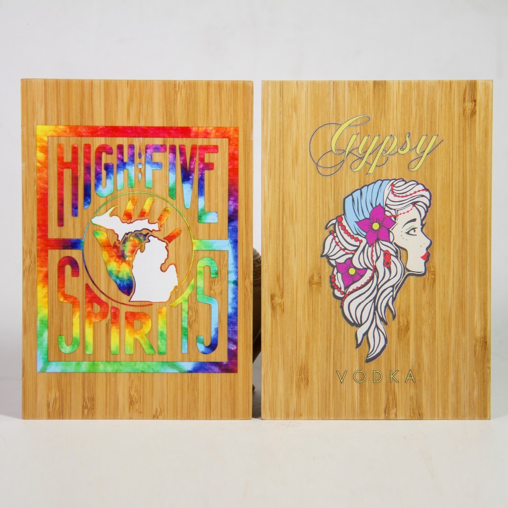 Бамбуковое дерево, оригинальное креативное лазерное выгравированное меню отеля ресторана