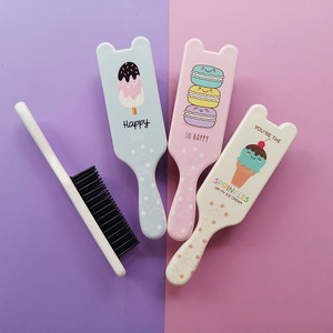 OEM moda desenredador cepillo de pelo de plástico encantador cepillo de pelo niñas Mini cepillo de pelo de paleta - Product Image 4